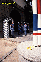 Wachabl�se am Hradschin